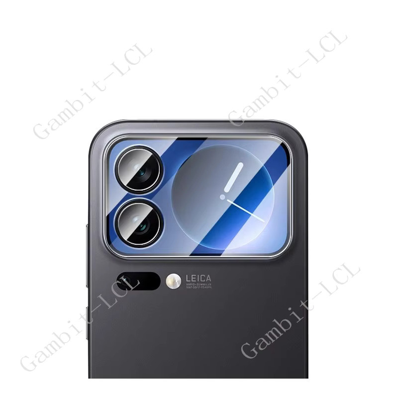 3D 9H HD Gehärtetes Glas Kameraobjektiv-Schutzfolie für Xiaomi 17 Pro Max, Xiaomi 17 Pro und Xiaomi 17, transparent - Bild 2
