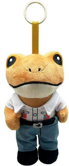Yiran toy Schlüsselanhänger Frosch Plüschtier, beige, Unisex - Bild 1