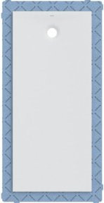 Geberit Rechteckduschwanne Olona in Weiß Matt, B/T/H: 170 x 75 x 4 cm - Bild 1