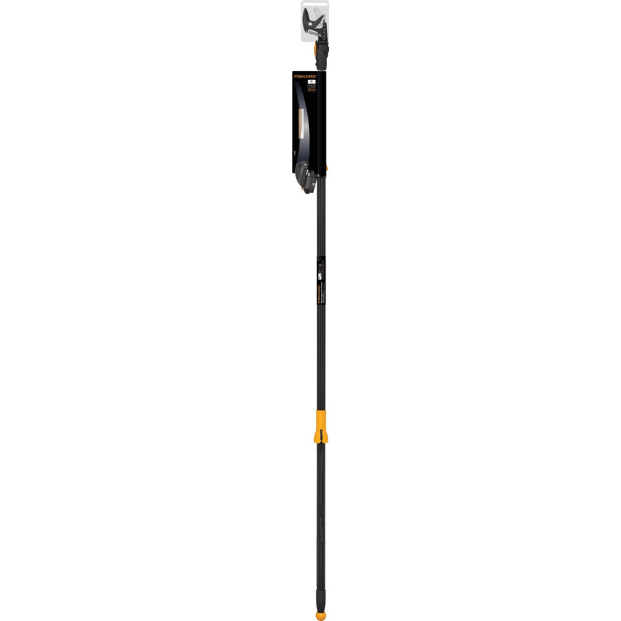 Fiskars Teleskop-Baumschneider UP86 mit Baumsäge, stufenlos höhenverstellbar, schwarz-orange - Bild 2