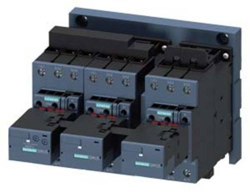 Siemens Stern-Dreieck-Kombination 3RA2437-8XF32-1AL2 mit 3 Schließern, 690 V/AC, grau - Bild 1
