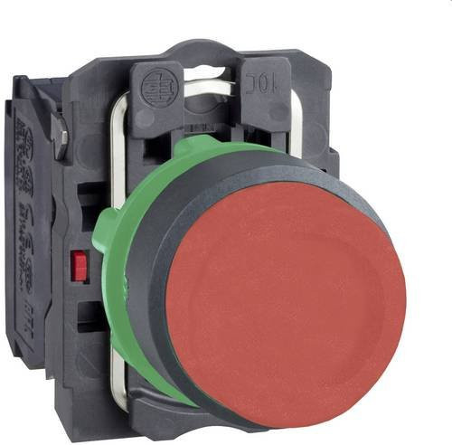 Schneider Electric Harmony XB5 Drucktaster XB5ALCUST01 aus Kunststoff, vorstehend, 22mm, Komplettgerät, kundenspezifisch - Bild 1