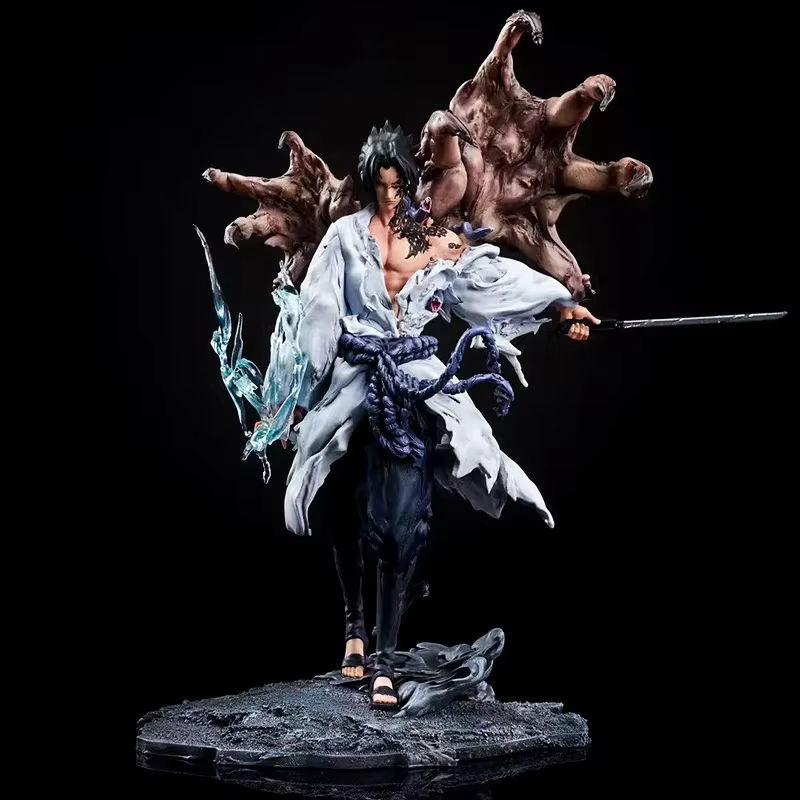 Tiemu Anime Actionfigur Sasuke Uchiha und Kakashi Hatake aus PVC, mehrfarbige Statue für deinen Schreibtisch - Bild 7