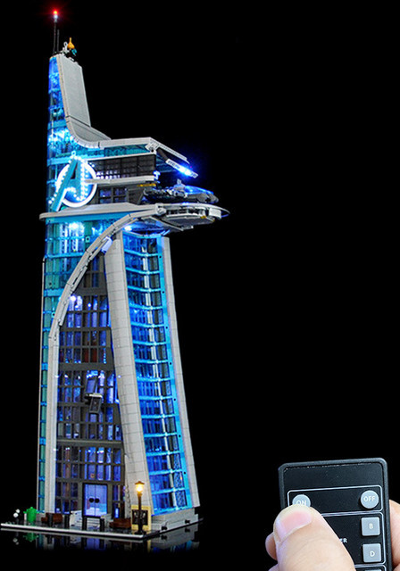 LYBMTWF LED-Beleuchtungsset für Lego 76269 Tower Battle mit Fernbedienung und USB-Anschluss - Bild 1