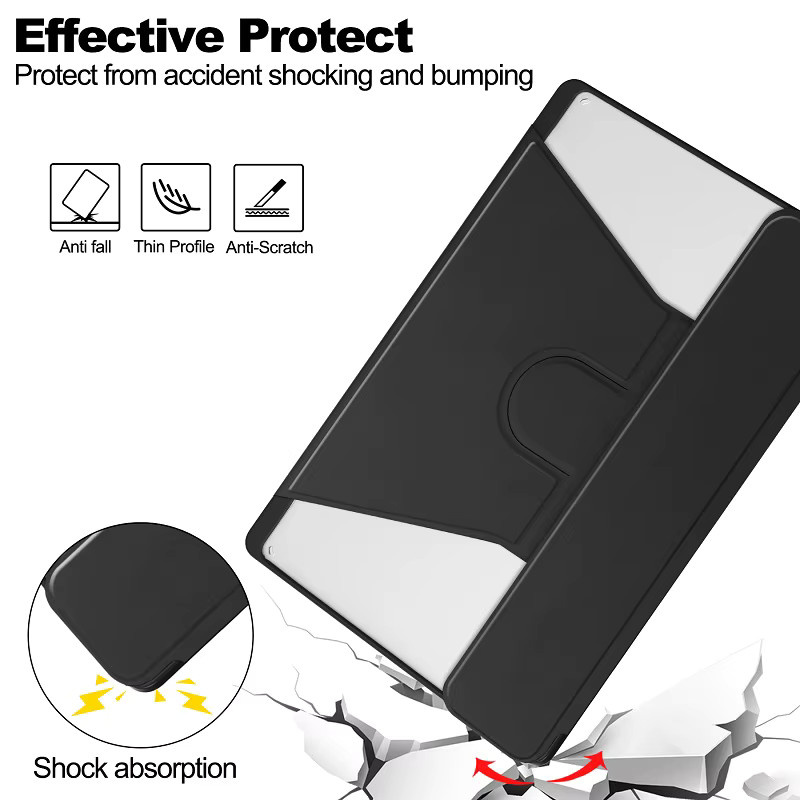 Smart Cover für Lenovo Tab M11 TB-330FU TB-331FC und Xiaoxin Pad 2024 11 Zoll mit Bluetooth-Tastatur, Stifthalter und Standfunktion in Schwarz oder Grün - Bild 5