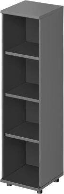 Schäfer Shop Genius Regal TETRIS WOOD in Graphit mit 4 Fachböden, B: 40 cm, H: 152 cm, T: 42,1 cm - Bild 1