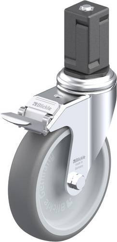 Blickle Lenkrolle LKRA-TPA 126G-11-FI-EV17 mit Feststeller, Farbe: Silber/Grau, Rad-Durchmesser: 125 mm, Tragfähigkeit: 120 kg - Bild 1