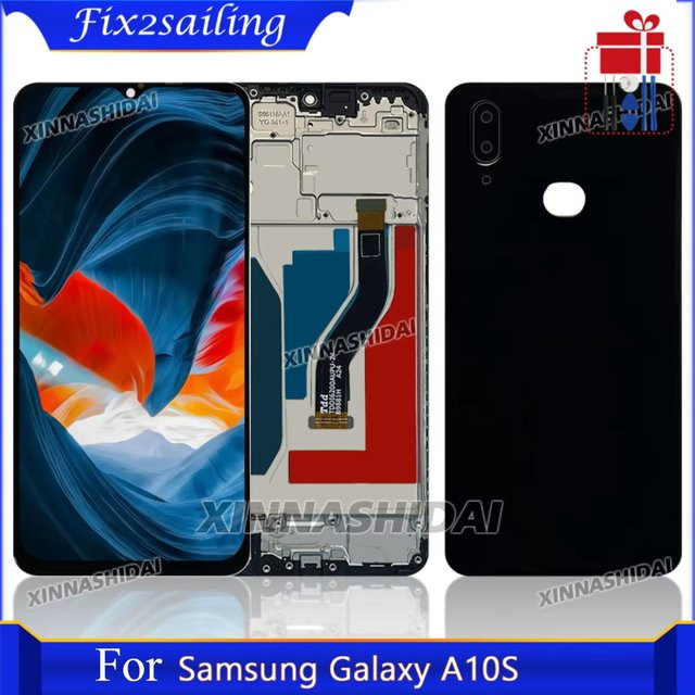 Samsung A10S TFT-LCD Display mit Touchscreen-Digitizer Ersatzteil in Schwarz - Bild 1