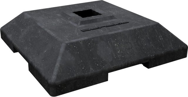 Schake Fußplatte Einstecktasche aus Kunststoff in Schwarz B/T/H: 60 x 60 x 12 cm - Bild 1