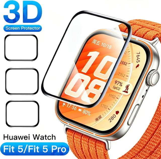 Displayschutzfolie Huawei Watch Fit 3 Fit 4 Fit 5, transparent - Bild 1