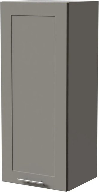 Feldmann-Wohnen Hängeschrank Oslo in Grau Matt mit Soft-Close-Türen und Regalböden, B/T/H: 40 x 32,5 x 96 cm - Bild 1