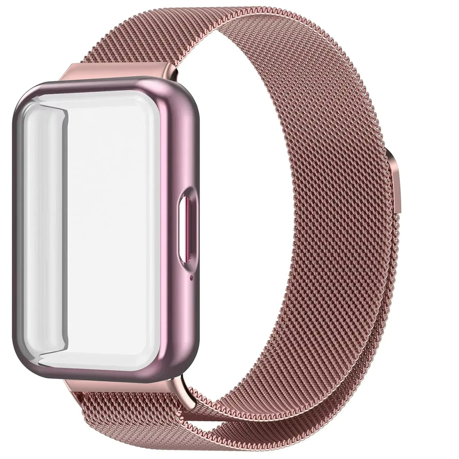 Samsung Uhrenarmband Milanaise, Schlaufenarmband mit Hülle und Folie, Unisex - Bild 3