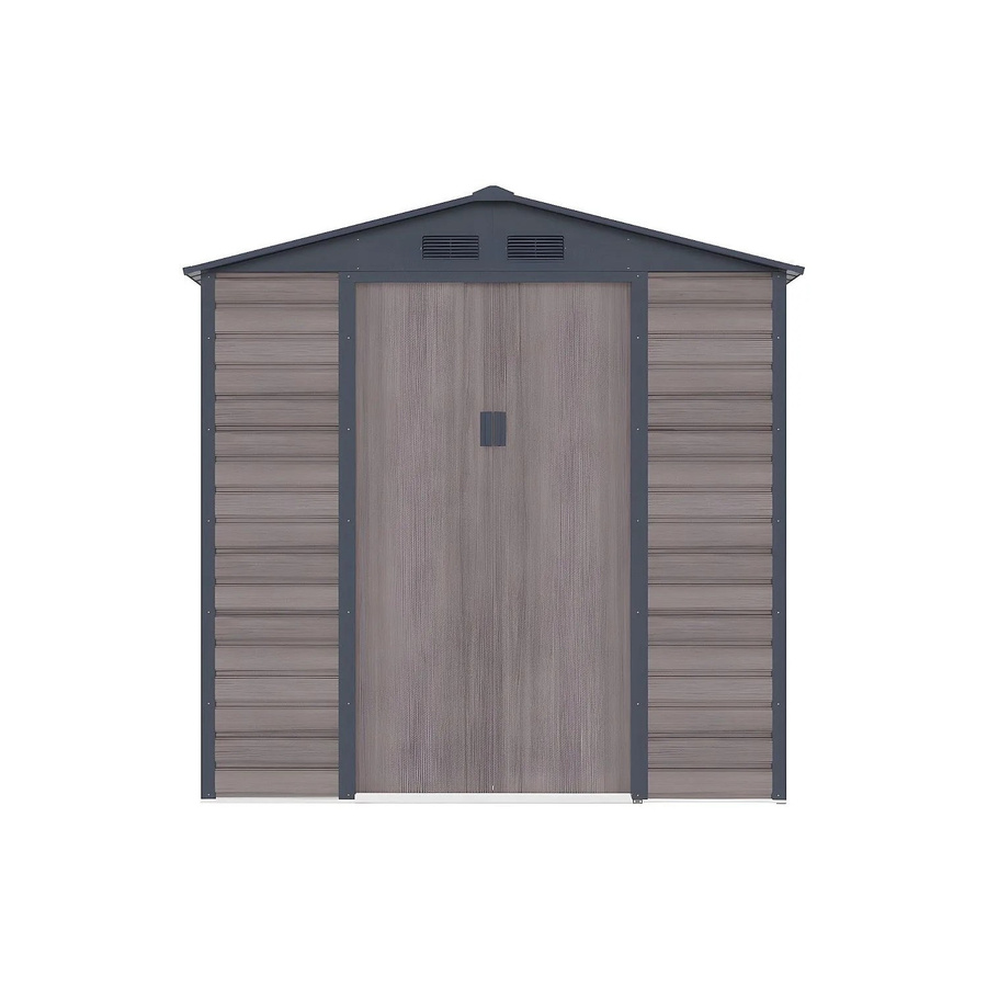 Schrebergartenhaus Adelmo Vente-unique in Anthrazitgrau aus Stahl mit einer Höhe von 203 cm - Bild 2