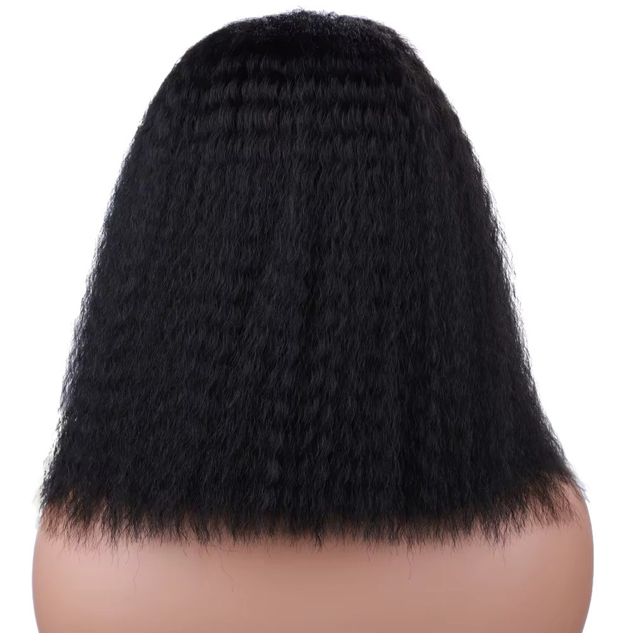 Synthetische Perücke, afro verworren lockig, schwarz, Damen - Bild 3