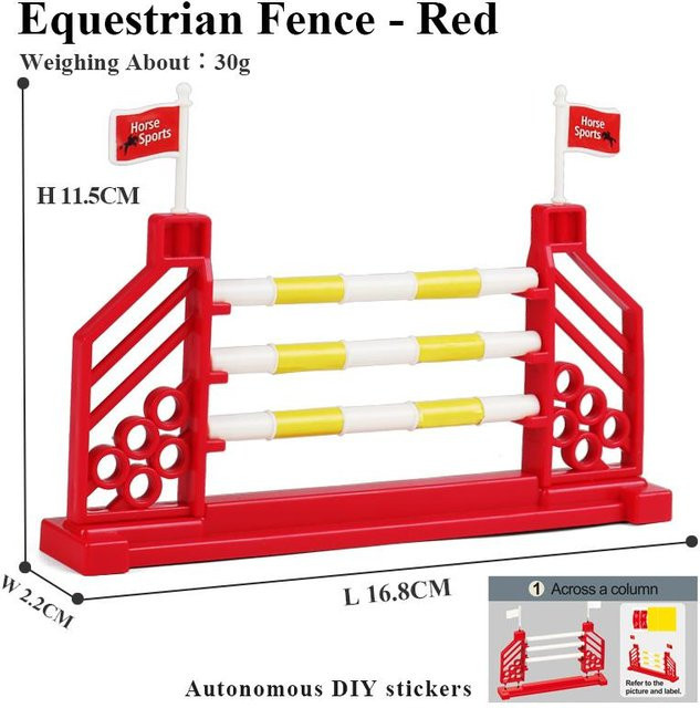 Oenux Nutztiere Pferde Actionfiguren Steed Fohlen Clydesdale Arabisches Pferd PVC 3-6 Jahre - Bild 1