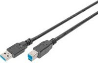 Digitus USB 3.2 Gen1 Anschlusskabel USB-A auf USB-B Schwarz 1,8 m - Bild 2