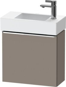 Duravit Waschtischunterschrank D-Neo in Grau Matt mit 1 Tür, Wandhängend, B: 48,4 cm, H: 44,0 cm, T: 22,2 cm - Bild 1