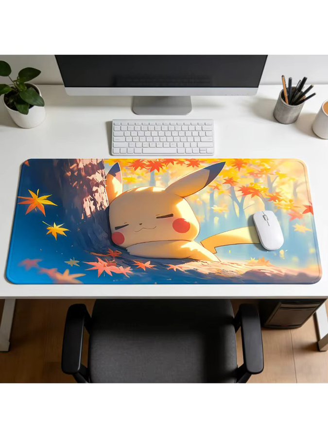 Potdemiel Gamer Tastaturmatte BKM-Po-ke-mons XXL Mauspad in Multicolour - Bild 6