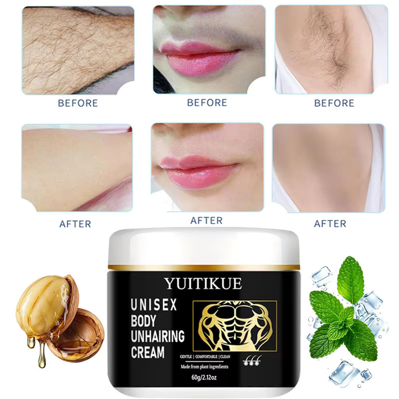 YUITIKUE Körperhaarentfernungscreme, Unisex, 60g - Bild 4