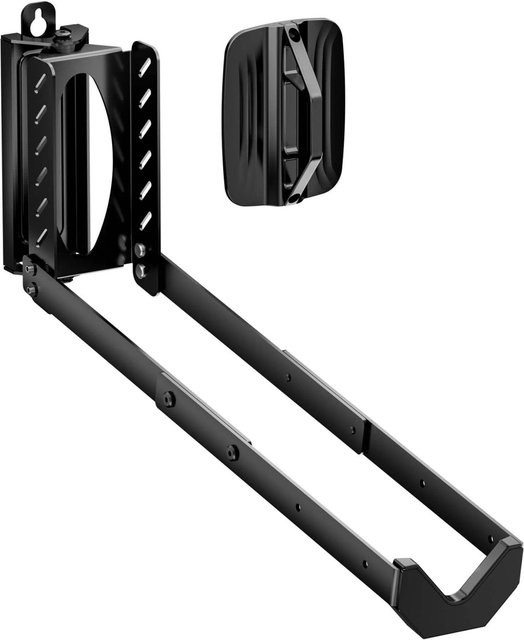 Wiltec Fahrrad Wandhalterung für bis zu 35 kg, verstellbare Maße: Breite: 11,8 cm, Höhe: 30,7-34 cm, Tiefe: 43,8-62,5 cm - Bild 1