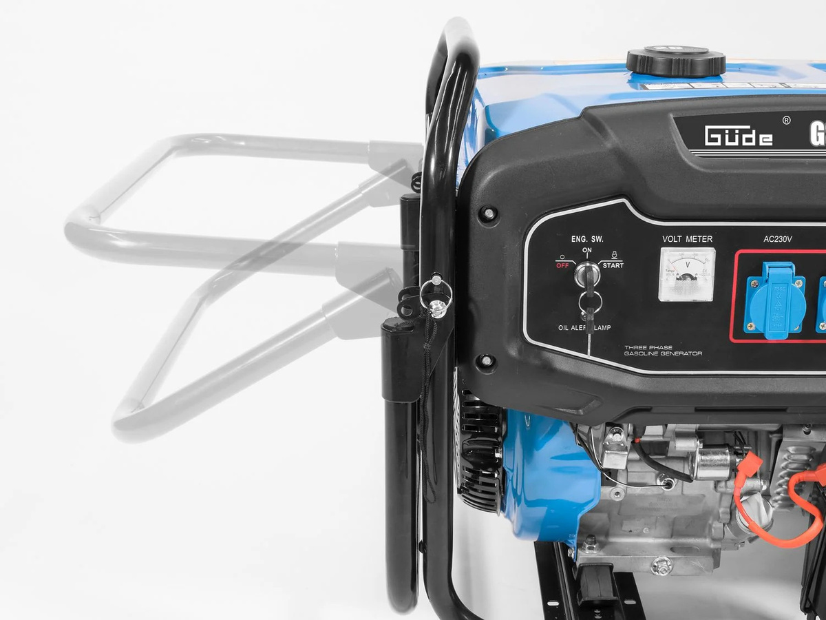 Güde Stromerzeuger GSE 8701 RS Benzin Blau - Bild 2