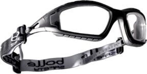 Bollé Safety Schutzbrille Tracker in Transparent/Schwarz nach EN 166 - Bild 1