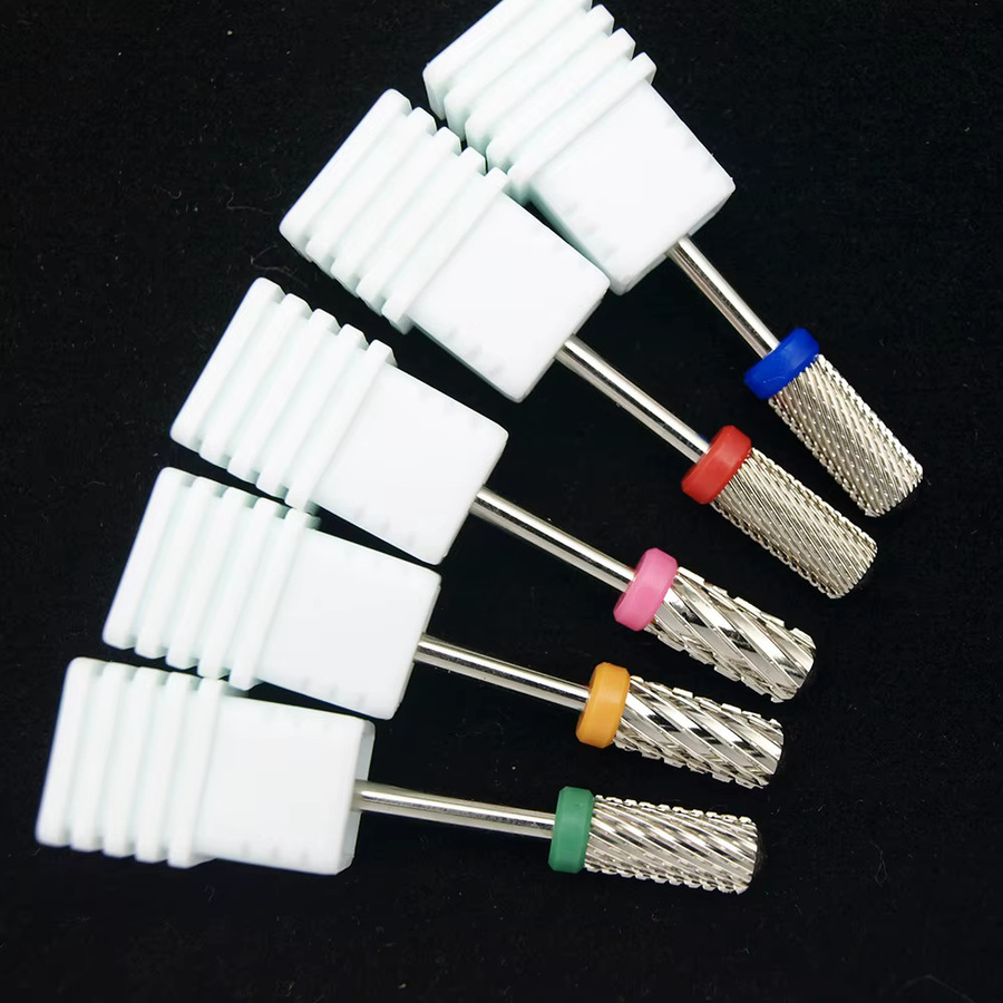 Easy Nail Runder Hartmetall-Nagelbohrer, Silberbeschichtet, 2,35mm Schaft - Bild 2