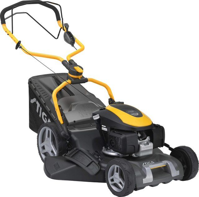 Stiga Benzin-Rasenmäher Combi 753 V in Gelb mit 3,3 kW und 51 cm Schnittbreite - Bild 1
