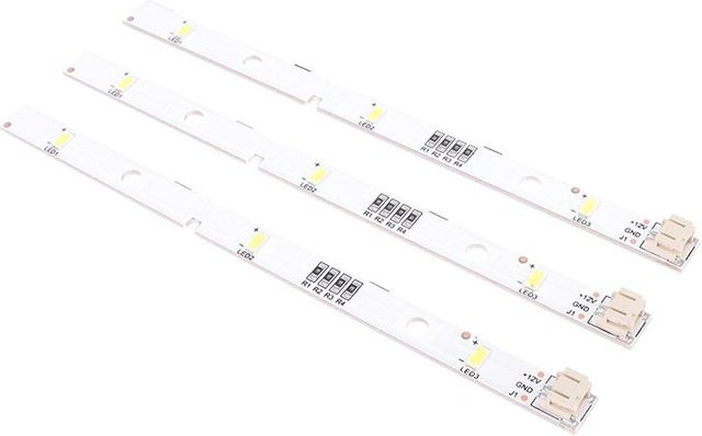 Juzi LED Streifen Licht für Gefrierschrank und Kühlschrank, DC12V, 1,25 W, Farbe Weiß - Bild 1