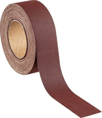 Rhodius SPBR 300602 Schleifband Körnung 240 für Metall und Holz, Farbe Braun, L x B: 25 m x 50 mm - Bild 1