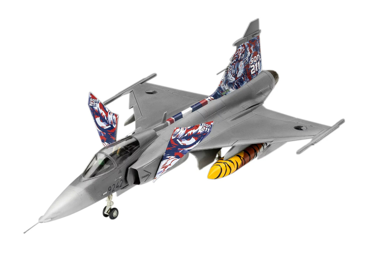 Revell Saab JAS-39C Gripen, Model Set, 1:72, Grau - Bild 2