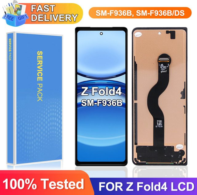 Samsung Z Fold4 5G TFT LCD Display mit Touchscreen Digitizer in Schwarz - Bild 1