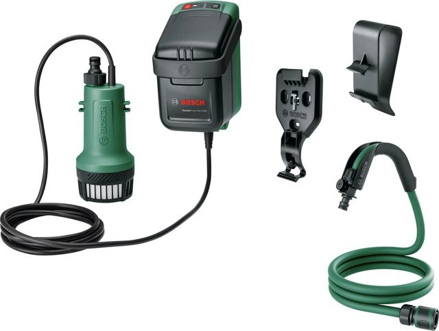Bosch GardenPump 18V-2000 Solo Akku-Gartenpumpe in Grün/Schwarz - Bild 1