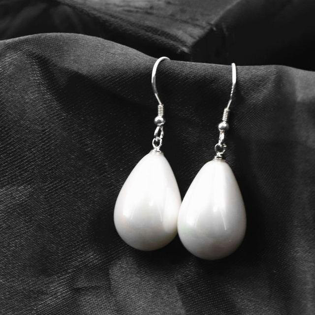 Wucifang Jewelry Ohrringe 925 Silber, Perle, Damen - Bild 1