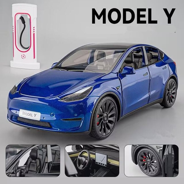 Linyi toy car Modell Y 3 S SUV, Spielzeugfahrzeug, 1:24, Metall, mit Licht und Sound - Bild 1