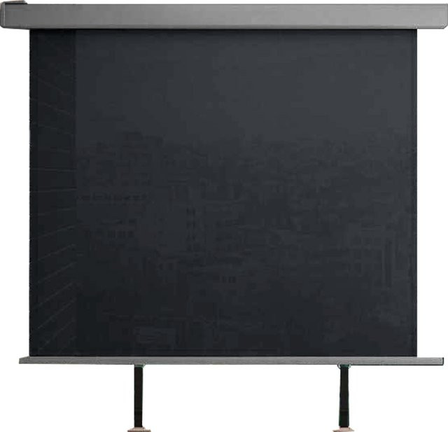 Balkonmarkise Sichtschutz Sonnenrollo aus Aluminium von HC Home & Living in Anthrazit, Breite: 150 cm, Höhe: 200 cm - Bild 1