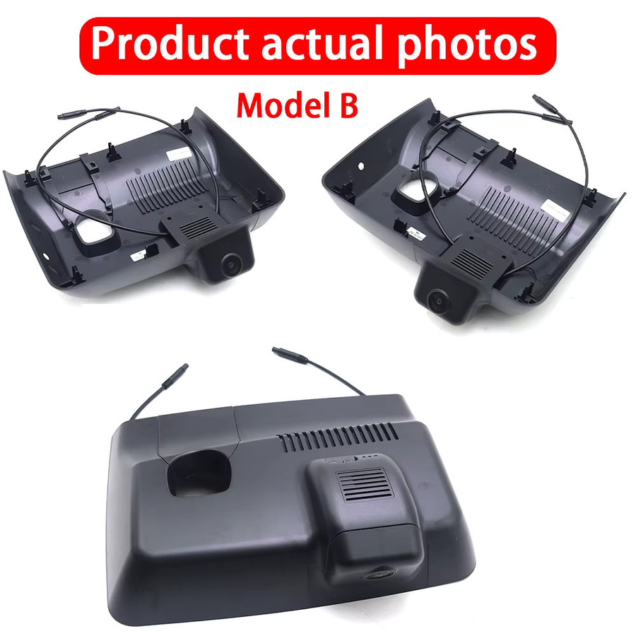 HighCity 4K Dashcam für MG HS EHS PHEV (2024-2026) mit WLAN und Schleifenaufzeichnung, Videorekorder Vorne und Hinten, Schwarz - Bild 3