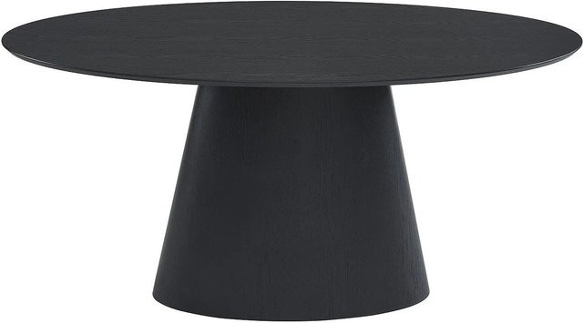 Vente-unique Esstisch Antelada in Schwarz matt aus MDF, Breite: 160 cm - Bild 1