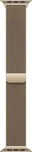 Apple Watch Milanese Loop Band, Edelstahl, Gold, 46 mm, M/L - Bild 1