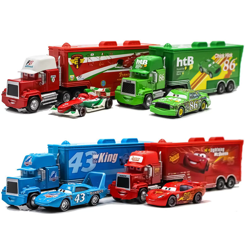TAKARA TOMY Disney Lightning McQueen Jackson Storm Chick Hicks Modellauto, Metall, ab 14 Jahren - Bild 2