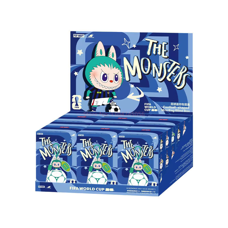 POP MART THE MONSTERS X FIFA Mini-Fußballtasche Blindbox, Taschenanhänger - Bild 5