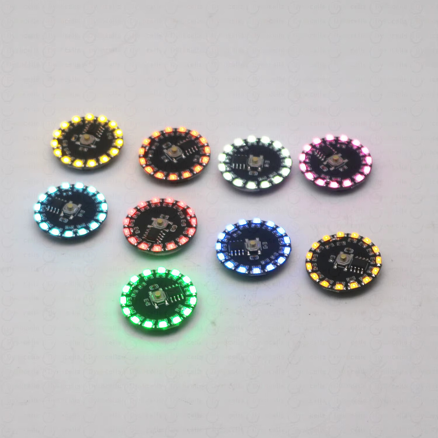 DYKBmetered Drahtlose LED-Lampe mit 16 Modi und Farbverlauf, Multicolour, RGB-Lichteffekte mit Atemfunktion und Batteriesteuerung - Bild 2