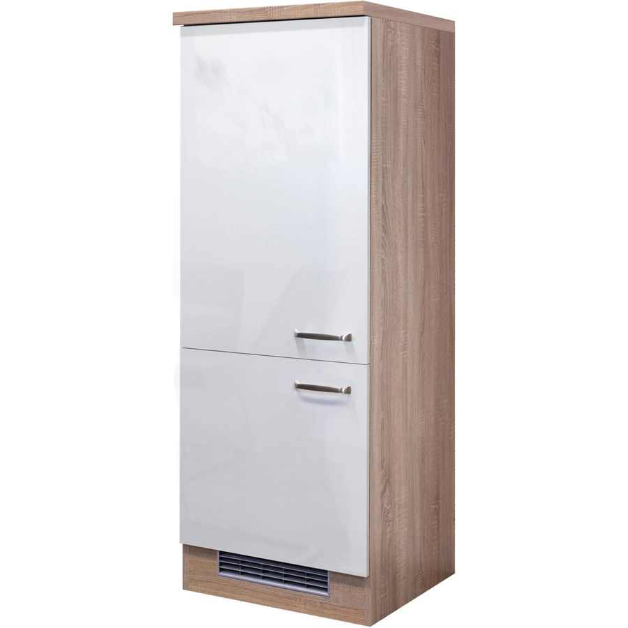 Flex-Well Exclusiv Kühlschrank-Umbau Valero mit PKM Kühlschrank KS 120.4A+ EB in Weiß, B/T/H: 60 x 60 x 162 cm - Bild 2