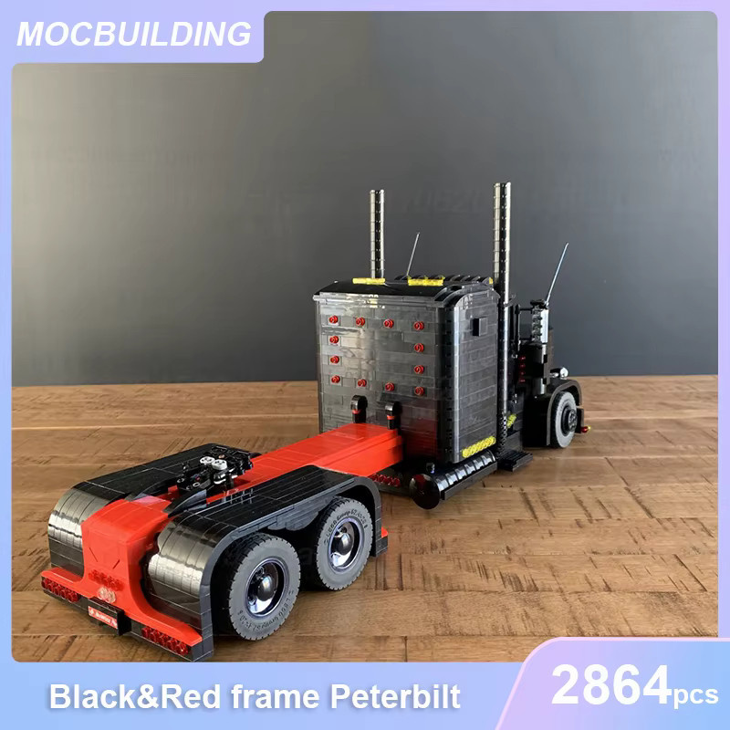 MOCBUILDING Peterbilt Truck Modell, Bausteine, 2864 Teile - Bild 2