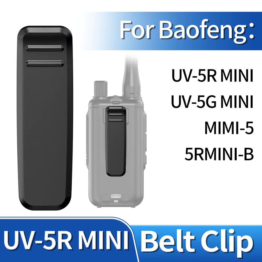 Baofeng UV-5R Mini-5 Walkie-Talkie Gürtelclip in Schwarz - Bild 6