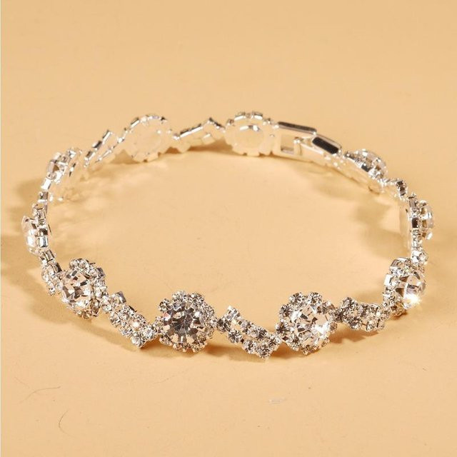 Armband Silber, Zirkonia, Kristall, Damen - Bild 1