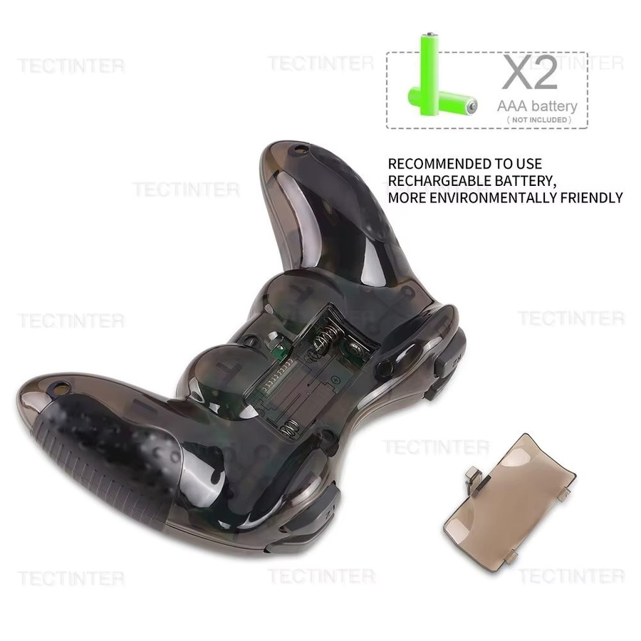 TECTINTER Wireless Controller 2,4 GHz Gamepad in Schwarz für Sony PS3, Android, TV Box und PC - Bild 5