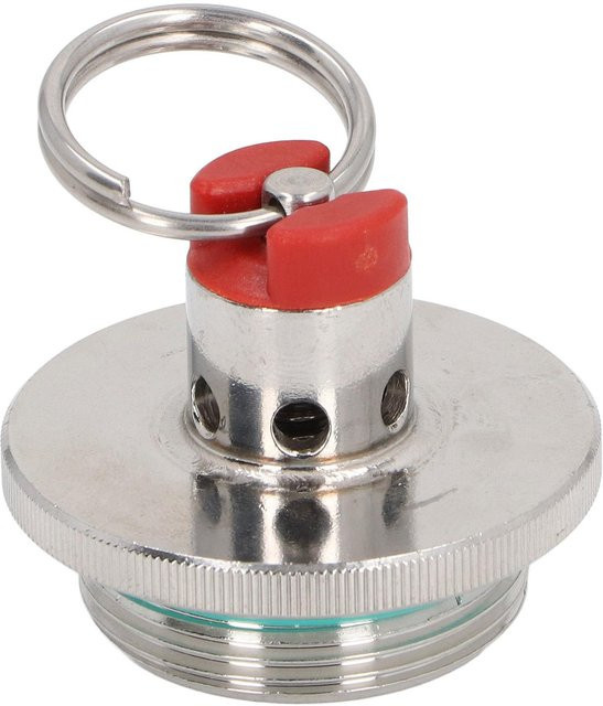 CosyHome Bierfasskappe Mini aus Edelstahl in Silber, hochtemperaturbeständiger Bierfassdeckel mit Druckentlastung und Flaschenstopper - Bild 1
