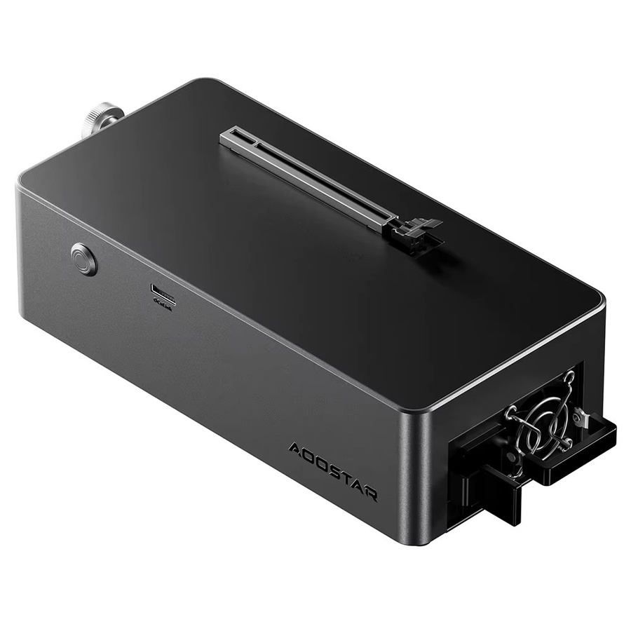 AOOSTAR AG01 eGPU-Dock mit Oculink-Anschluss und integriertem 800W Netzteil in Schwarz - Bild 2