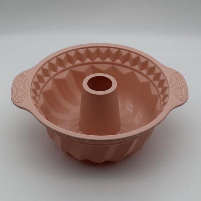 MTMA 3D Silikon Backform für Kuchen in Rosa, runde Backform für DIY Gebäck und Dekoration - Bild 1